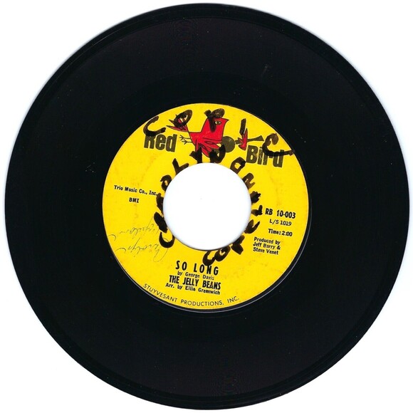 Red Bird Media Jelly Beans 45 I Wanna Love Him So Bad So Long On